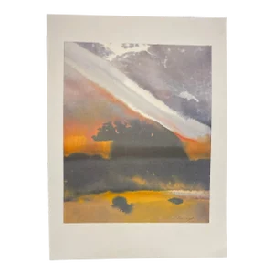 1980's, Contemporary Abstract Watercolor Painting by John Kokkinos