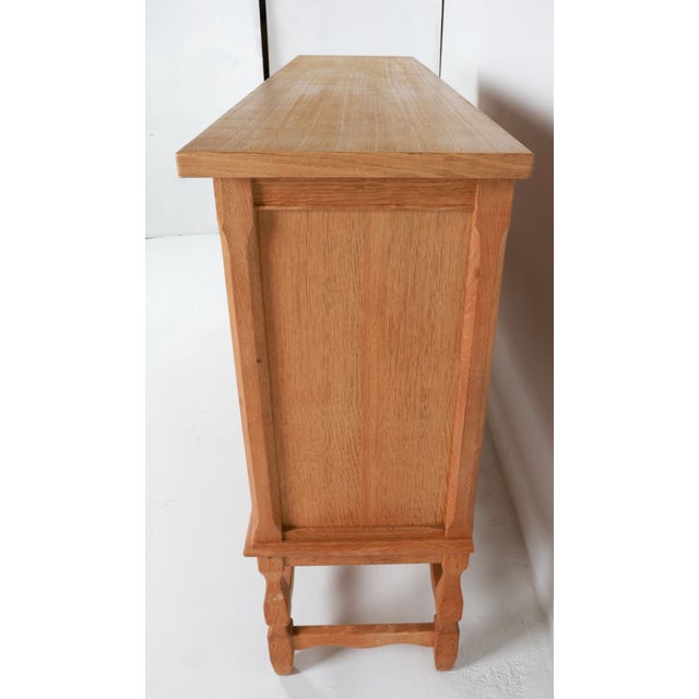 Brutalist Oak Henning Kjærnulf, Oak Sideboard, Danish Mid-Century, Nyrup Møbelfabrik, 1960s, Attributed For Sale - Image 13 of 16