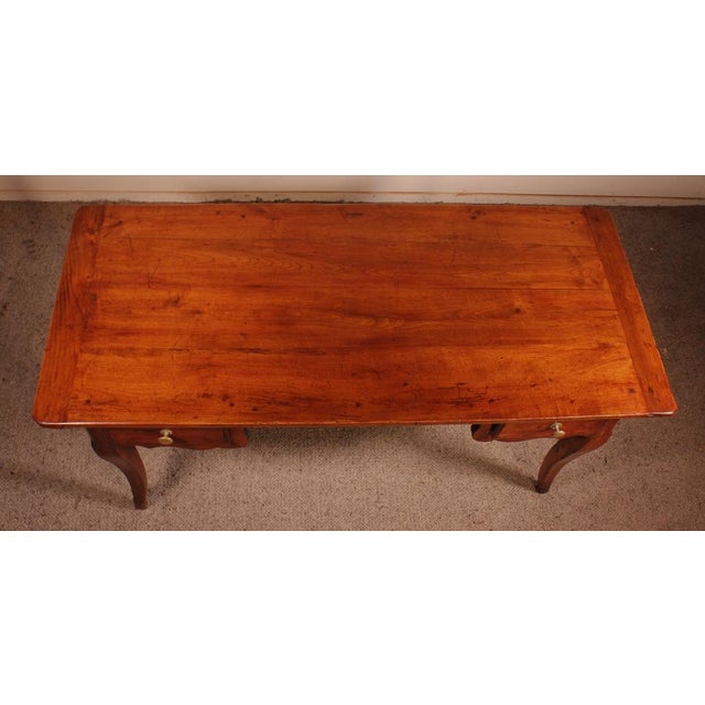 Antique Louis XV Desk in Cherry For Sale - Image 4 of 12