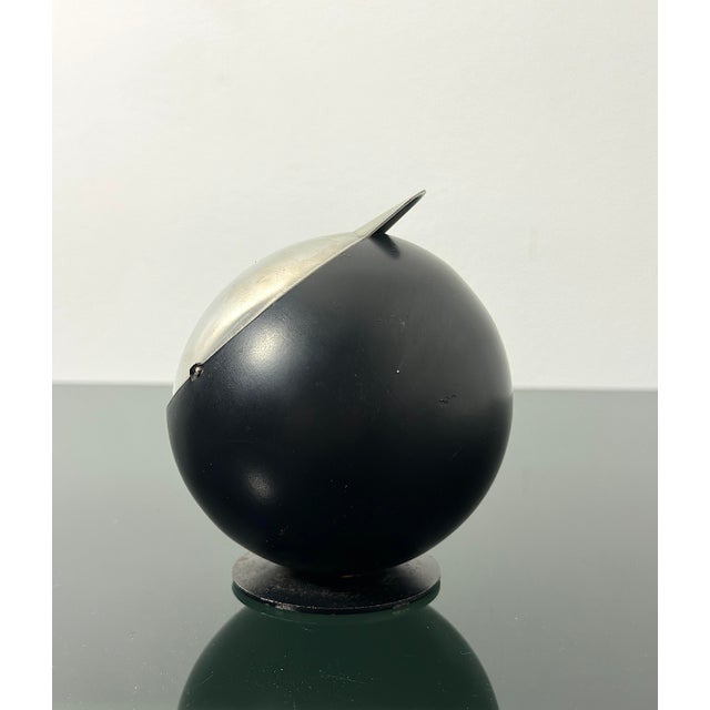 Metal Smokny Ashtray by Marianne Brandt for F.W. Quist, Germany, 1970s For Sale - Image 7 of 8