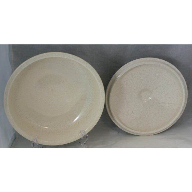 Franciscan China Vintage 1960s Franciscan Pottery Fashion Manor Montego Ironstone Covered Casserole For Sale - Image 4 of 7