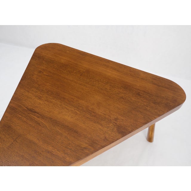 Gibbings for Widdicomb Triangular Tapered Dowel Leg Coffee Side Table For Sale - Image 11 of 12