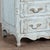 19th Century Swedish Rococo Three-Drawer Chest in Blue Painted Finish For Sale - Image 11 of 16