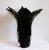 Vintage Black Murano Glass Handkerchief Vase, 1970s For Sale - Image 11 of 13