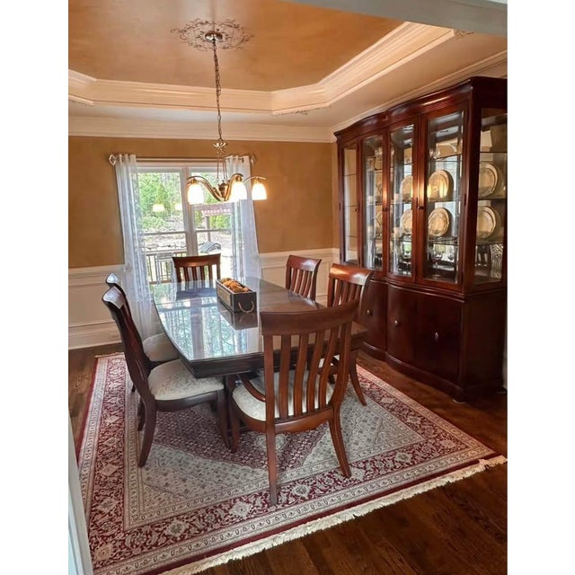 2000 - 2009 Bernhardt Paris Line Complete Designer Dining Suite For Sale - Image 5 of 9