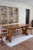 1960s French Brutalist Dining Table in Wood with Sculpted Sledge Base, 1960s For Sale - Image 5 of 13