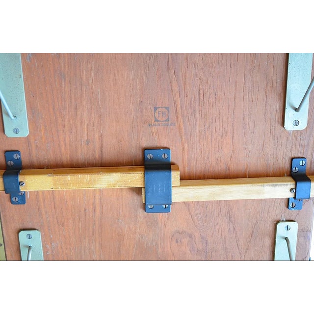 Brown Danish Foldable Model 3601 Teak Dining Table by Arne Jacobsen for Fritz Hansen, 1950s For Sale - Image 8 of 12