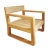 Outdoor Modern Teak Club Chair For Sale - Image 4 of 8