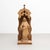 Large Traditional Figure of a Virgin in Wood Niche, 1950 For Sale - Image 13 of 14
