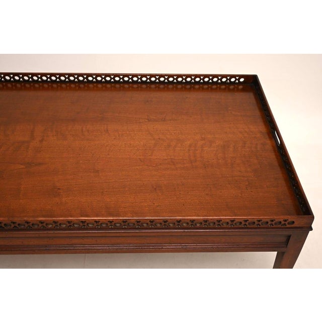 Brown Georgian Coffee Table, 1930 For Sale - Image 8 of 11