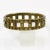Modernist Carved Bronze Bangle Bracelet For Sale - Image 4 of 5
