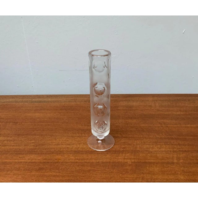 Vintage Bubble Glass Vase, 1970s For Sale - Image 3 of 16