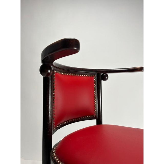 Fledermaus Chairs attributed to Josef Hoffmann, Austria, 1905, Set of 2 For Sale - Image 9 of 13