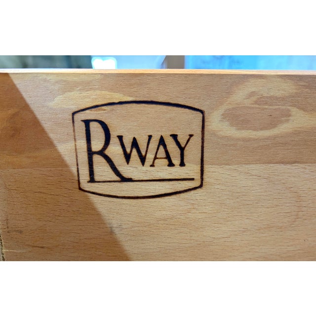 Mid 20th Century Chinoiserie "Pagoda" Highboy Dresser by R-Way For Sale - Image 11 of 14