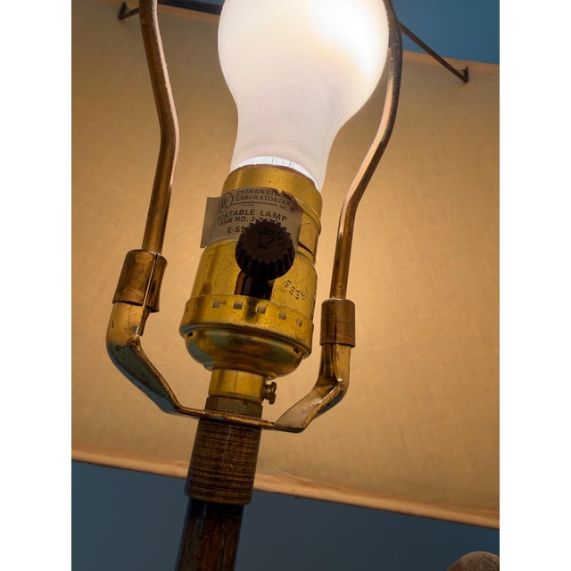 1970s Vintage Carrington Nautical Table Lamp For Sale - Image 5 of 8