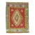 Turkish Kilim 20th Century Flat-Weave Colorful Rug - 4'2" x 5' For Sale