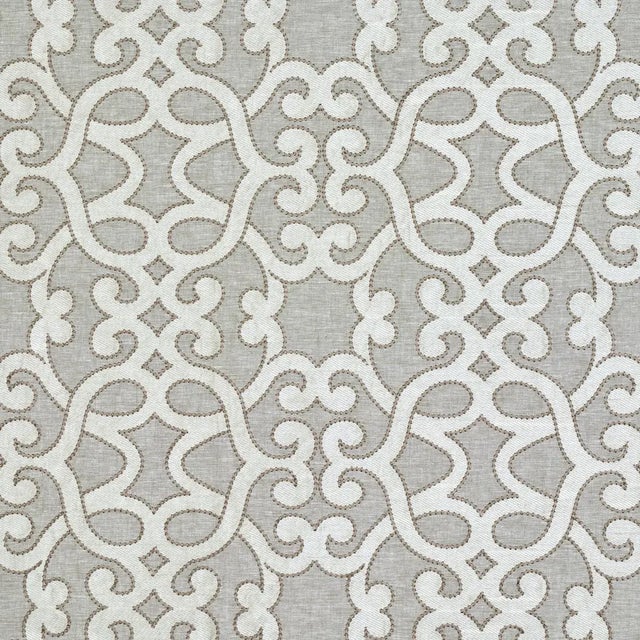This graphic, scrolling design derives from ornamental ironwork patterns that are simplified and reinterpreted in layered...