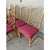Offered is a set of 6 vintage chinoiserie style dining chairs by Century Furniture. This set features a faux bamboo frame,...