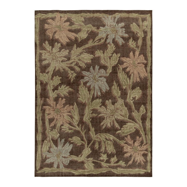 Brown Rug & Kilim’s Oversized Deco Flower Rug, 13x19 For Sale - Image 8 of 8