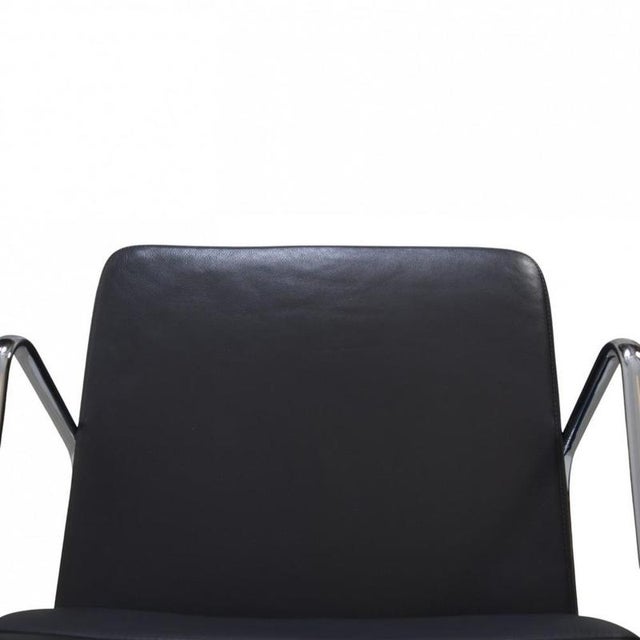 EA-219 Office Chair in Grey Leather by Charles Eames, 2012 For Sale - Image 4 of 18