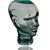 Late 20th-Century Recycled Glass Mannequin Head Sculpture For Sale - Image 4 of 8