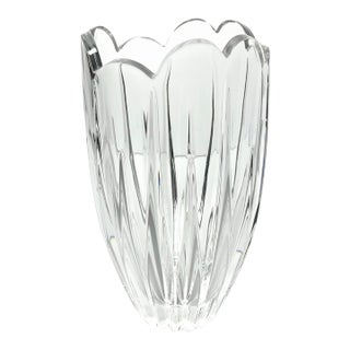 Mikasa “Icicles” Crystal Table Vase For Sale