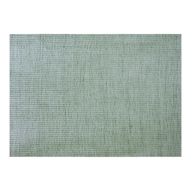 Plum Textiles Runyon Jade Moss Linen For Sale