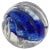 2000 Blue Art Glass Paper Weight For Sale - Image 10 of 10