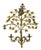 Large Brass Wall Sconce Sculpture Tree of Life for Candles Mid Century Modern For Sale - Image 4 of 5
