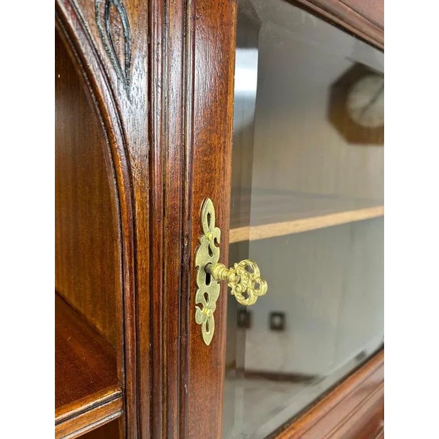 Art Nouveau Bookcase, 1890s For Sale - Image 14 of 17