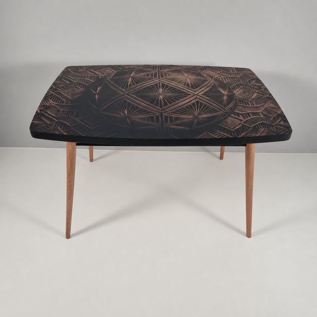Vintage Ash Wood Table, 1970s, in Flawless conditions. Designed 1970 to 1979