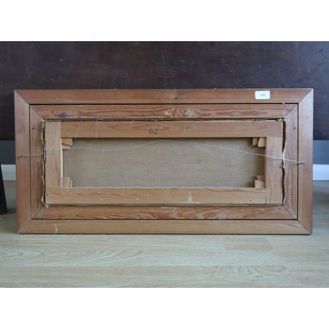 Mid-Century Modern 'Sunlit Village' Vintage Original Landscape Oil Painting by Swedish Artist Eric Cederberg (1897-1984), Framed For Sale - Image 13 of 13