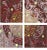 "Starmap" Contemporary Abstract Collage, Giclee Prints on Canvas by Kathleen Ney - Set of 4 For Sale In Seattle - Image 6 of 6