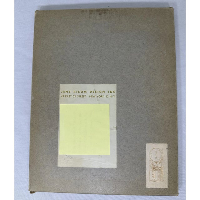 Jens Risom "The Answer Is Risom" 1955 Book With 1960 Price List & Original Mailing Sleeve For Sale - Image 9 of 12