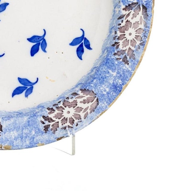 19th Century Earthenware Plate For Sale - Image 5 of 6