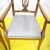 Pair of Empire Walnut Armchairs with Lyre Back