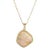 Natural Opal Diamond 18k Yellow Gold Freeform Pendant Necklace For Sale