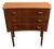 Danish Modern Teak 3 Drawer Commode, 1960's For Sale