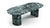 Refleko Oblong Dining Table in Verde Alpi Marble by Stone Valley For Sale - Image 4 of 6