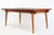 An exceptional and highly sought-after original 1950s extendable dining table (rare large model) designed by hans j....
