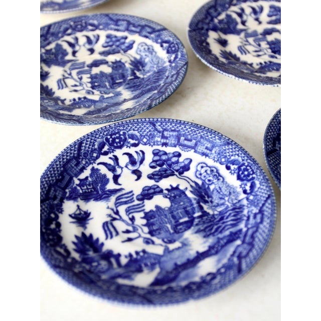 Vintage Japanese Blue Willow Saucers Set of 12 Chairish