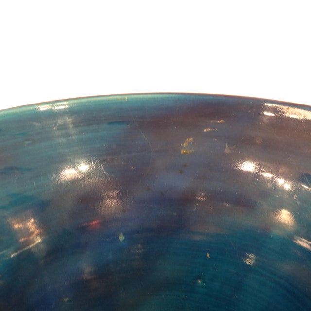 1920s Art Deco Period French Glazed Ceramic Vase France circa 1920 For Sale - Image 5 of 5