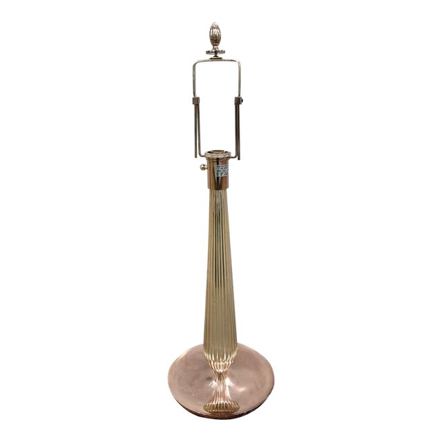Barbara Barry Art Deco Reeded Lamp For Sale