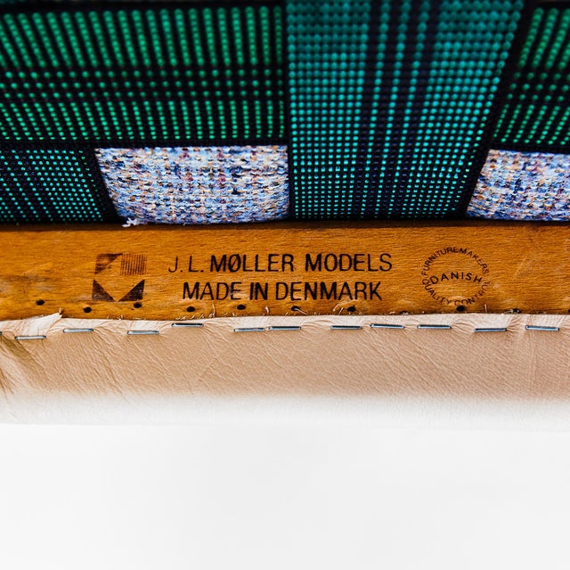 1970s Restored Niels Moller Model 67 Danish Modern Dining Chairs in Teak & Leather For Sale - Image 14 of 18