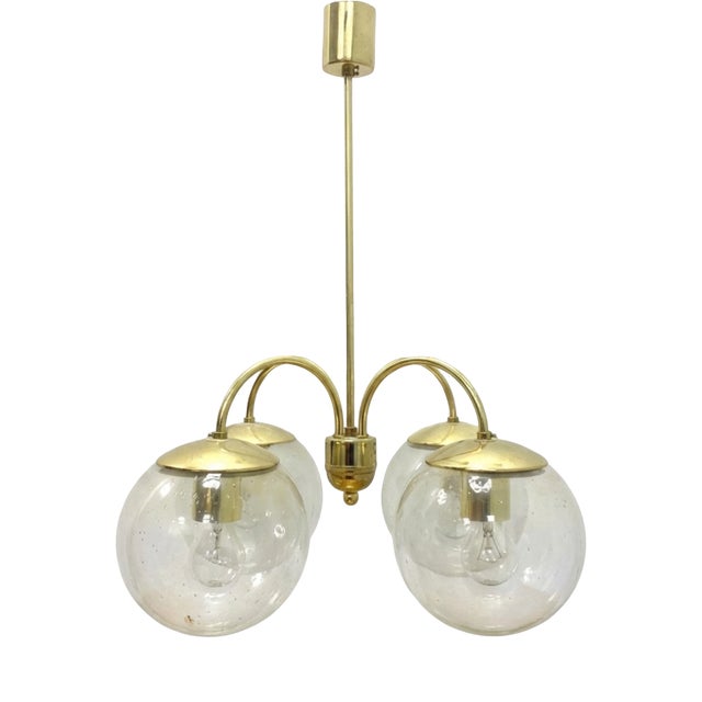 Vintage Chandelier by Kamenický Šenov, 1960s For Sale