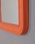 Vintage Orange Wall Mirror by Carrara Matt, 1970s For Sale - Image 4 of 10