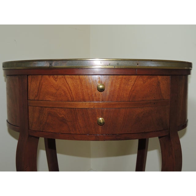 Baker Furniture Company 1970s Baker Accent One Drawer Table For Sale - Image 4 of 12