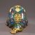 Gilt Bronze Cloisonné Enamel Toad-Form Box With Bagua Motif For Sale In Los Angeles - Image 6 of 9