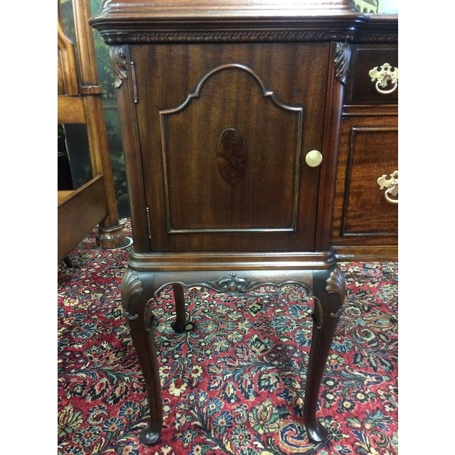 Item: Antique Sideboard in Walnut. Age & Condition: Circa 1920-1930. Good, refinished condition. Dimensions: 70″ wide x...