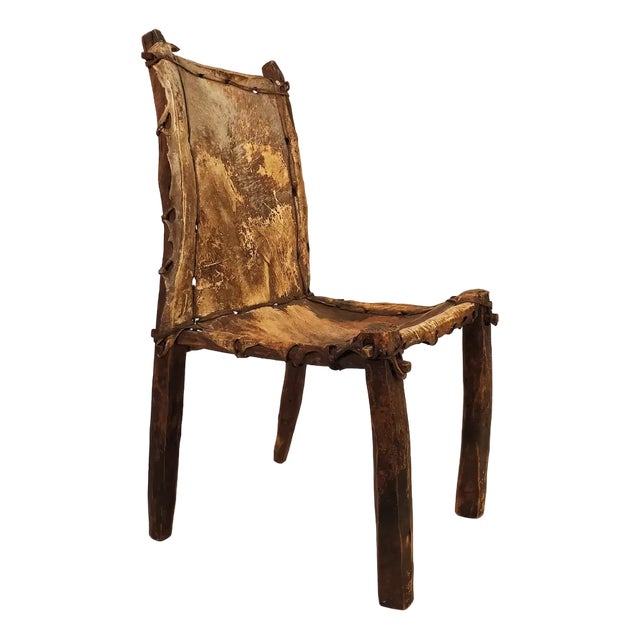 Sculptural Ethiopian Chair, Early 20th Century For Sale